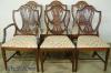  Mahogany Shieldback Dining Chairs 