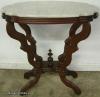  Victorian Marble Turtle Top Table 