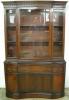  Mahogany China Cabinet With Concave Front 