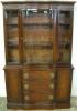  Mahogany China Cabinet With Serpentine Glass 