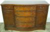  Mahogany Sideboard With Serpentine Front 