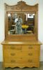  Oak Dresser With Mirror 