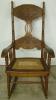  Ornate Oak Rocker 