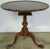 Mahogany Bird Cage Pie Crust Table Mahogany Bird Cage Pie Crust Table