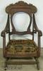 Ornate Mahogany Base Rocker Ornate Mahogany Base Rocker