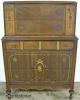  Ornate Walnut Chest 