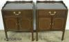 Pair Mahogany Nightstands Pair Mahogany Nightstands