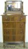 Walnut Chest With Mirror Walnut Chest With Mirror