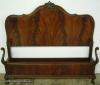  Ornate Flame Mahogany Ball Claw Bed 