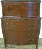  Flame Mahogany 6 Drawer Chest 