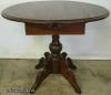  Victorian Walnut Dropleaf Lamp Table 