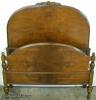 Burl Walnut Twin Bed Burl Walnut Twin Bed