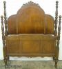 Walnut Twin Poster Bed 