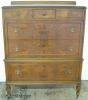  Burl Walnut Chest 