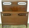  Mahogany Twin Bed 