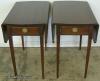 Pair Mahogany Drop Leaf Lamp Tables Pair Mahogany Drop Leaf Lamp Tables