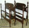 Pair Mahogany Twin Poster Beds Pair Mahogany Twin Poster Beds