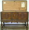  Ornate Lane Walnut Cedar Chest On Legs 