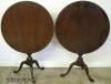  Pair Of Mahogany Tilt Top Tables 