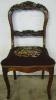  Needlepoint Rose Back Chair 