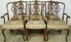  Set Elegant Mahogany Dining Chairs 