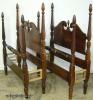Pair Mahogany Poster Twin Beds Pair Mahogany Poster Twin Beds
