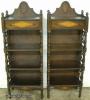  Pair Ornate Bookshelves 