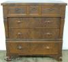  Period Flame Mahogany Chest On Frame 