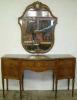  Burl Walnut Vanity Mirror 