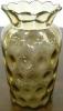  Inverted Thumbprint Art Glass Vase 