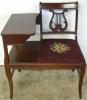  Mahogany Telephone Bench 