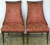  Pair Mahogany Fireside Chairs 
