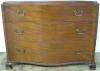  Serpentine Front Mahogany Dresser 