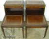  Mahogany Leather Top Lamp Tables 