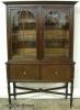  Baker Walnut China Cabinet 