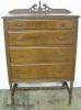 Burl Walnut Chest 
