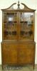  Burl Walnut China Cabinet 