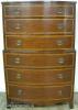  Mahogany Banded Inlay Chest 
