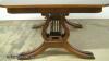  Mahogany Dining Table Lyre Base 