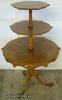  Ornate Inlaid Tier Table 
