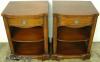  Pair Drexel Mahogany Nightstands 