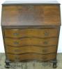  Walnut Ball Claw Drop Front Desk 