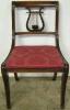  Mahogany Lyre Back Desk Chair 