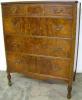  Burl Walnut Chest 