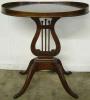 Mahogany Lyre Base Table 
