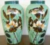 Pair Bristol Vases Pair Bristol Vases